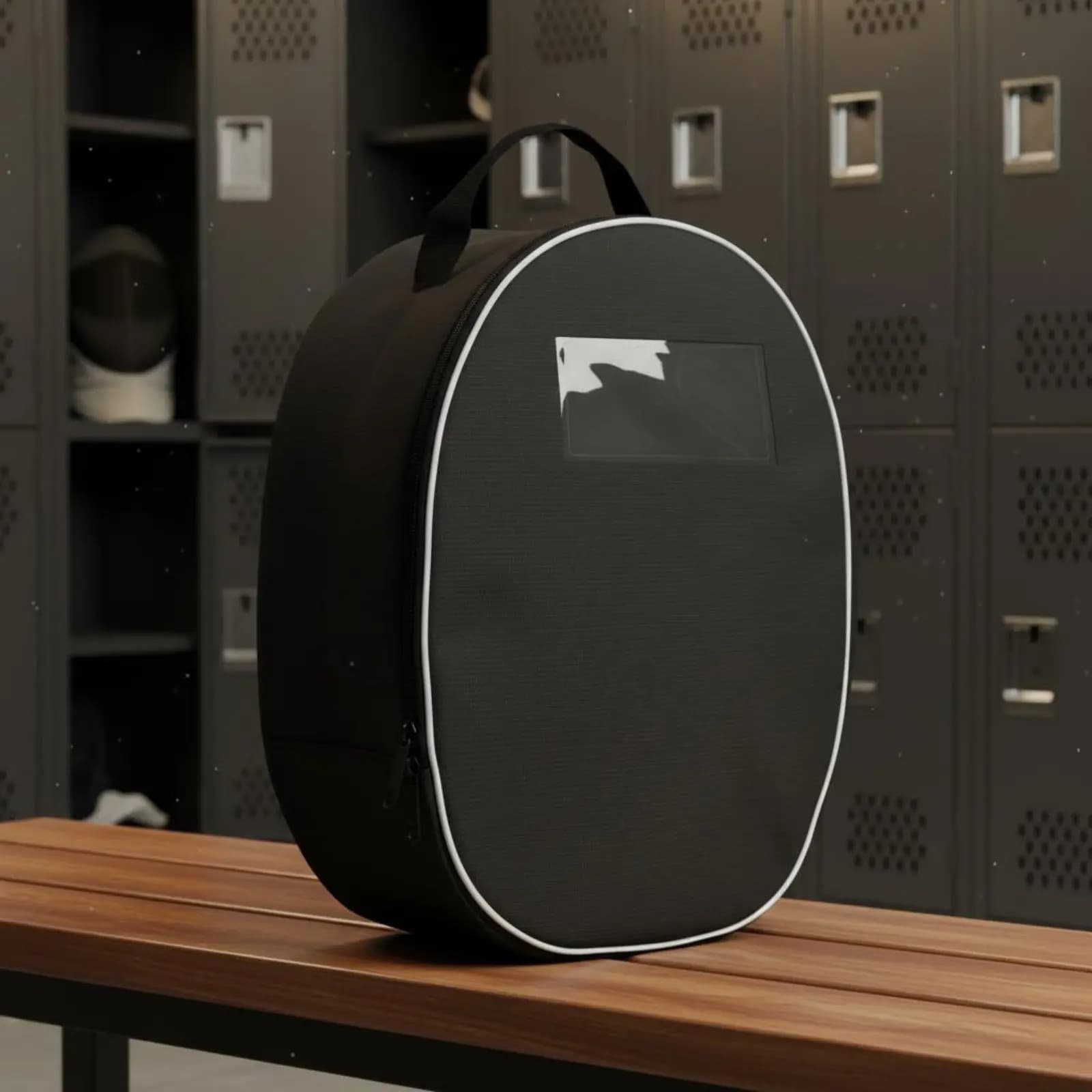Borsa Portatile per Caschetto da Scherma, Custodia per Casco da Scherma con Doppio Chiusura, Accessorio Sportivo Resistente all'Usura