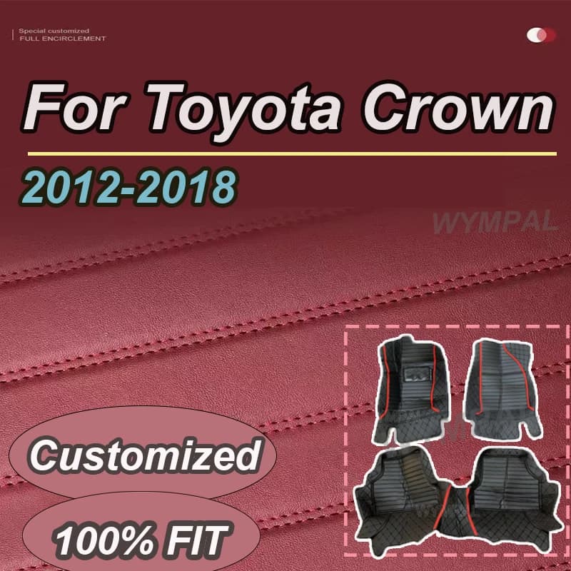 LUXURI Car Mats For Toyota Crown S210 2012 ~ 2018 Luxury Car Seat Zerbino Durable Anti Dirt Pad Car Accessories
