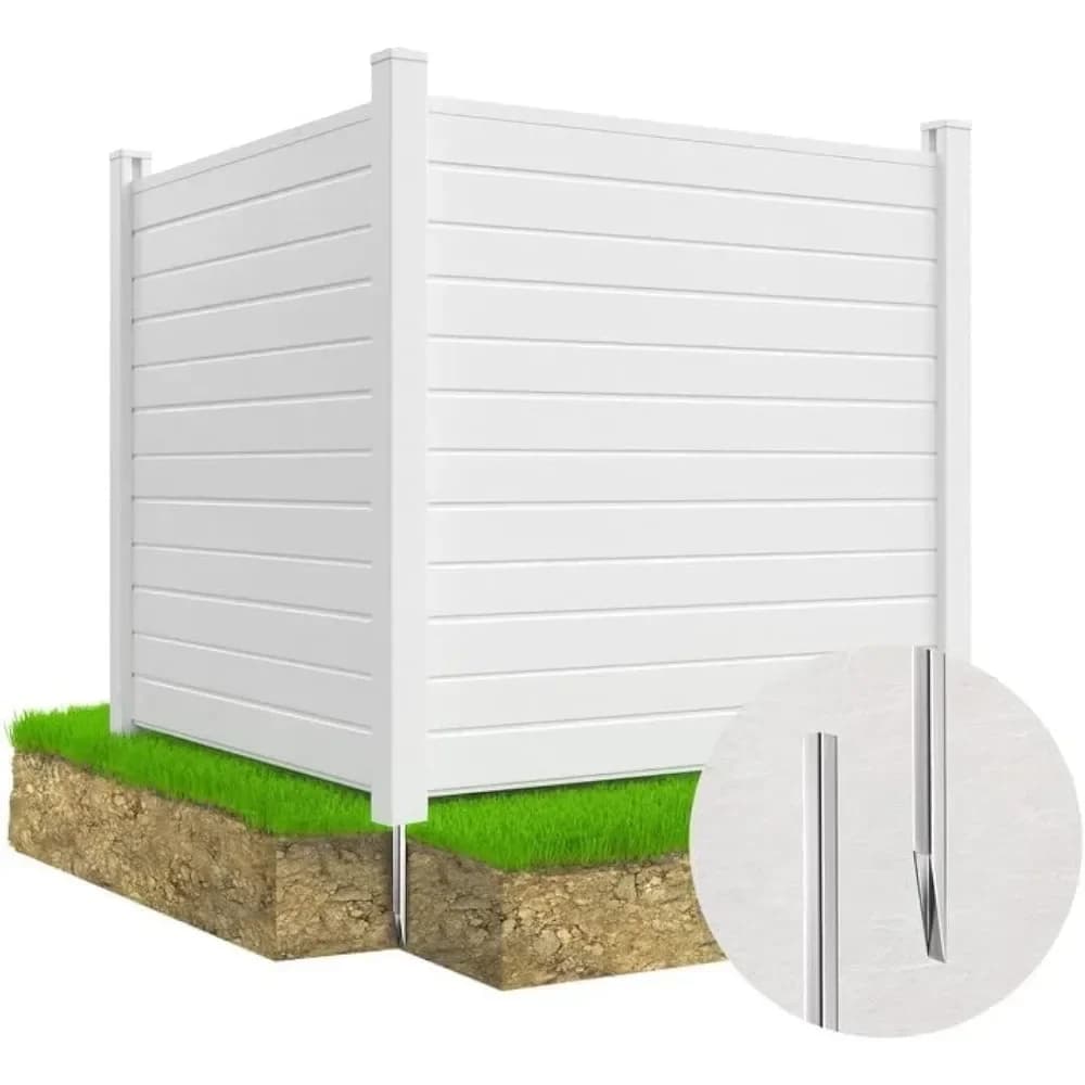 Bestseller Pannello per la privacy in vinile per recinzioni di condizionatori d'aria, bidoni della spazzatura e attrezzature per piscine, 50" L x 50" A