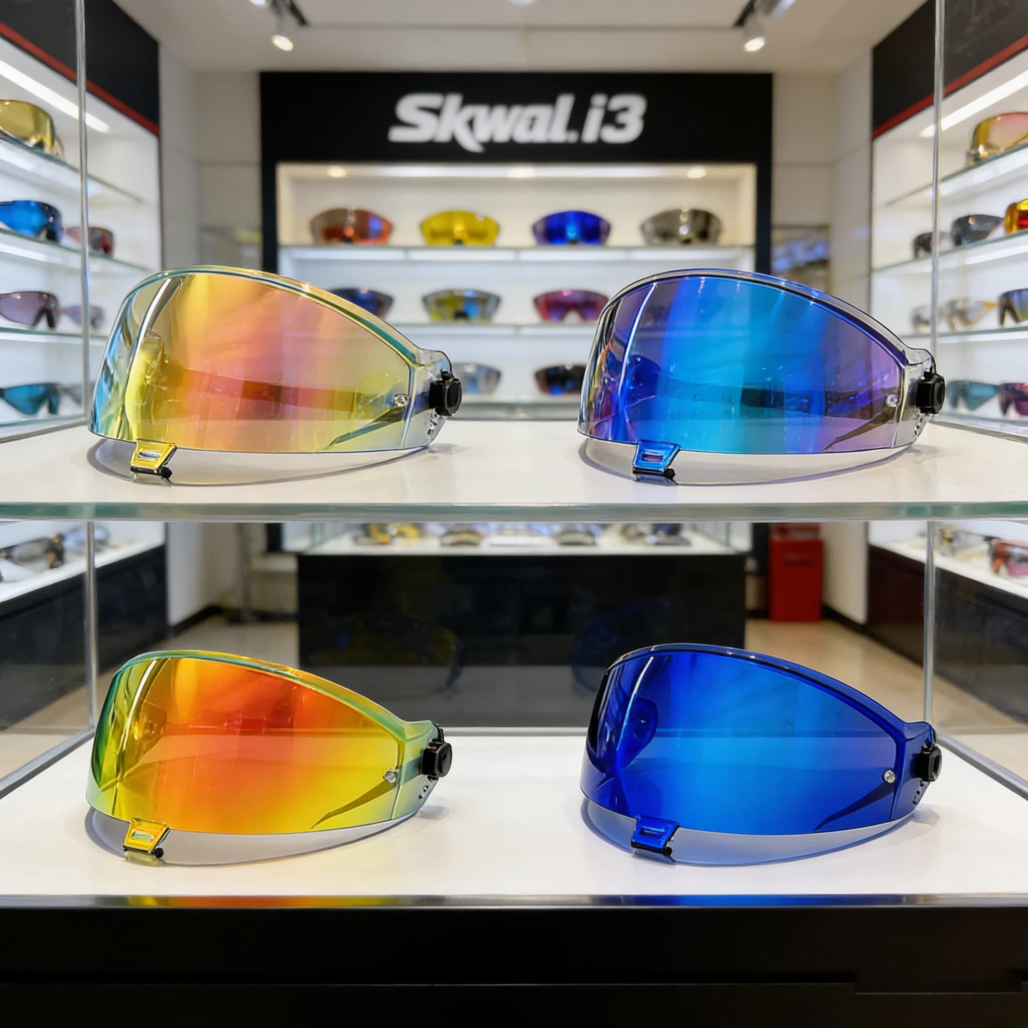 Motorcycle Helmet Visor Replacement Lens For Shark Skwal i3 D-Skwal 3 Ridill 2 VZ400 Helmet Shield Uv Visor