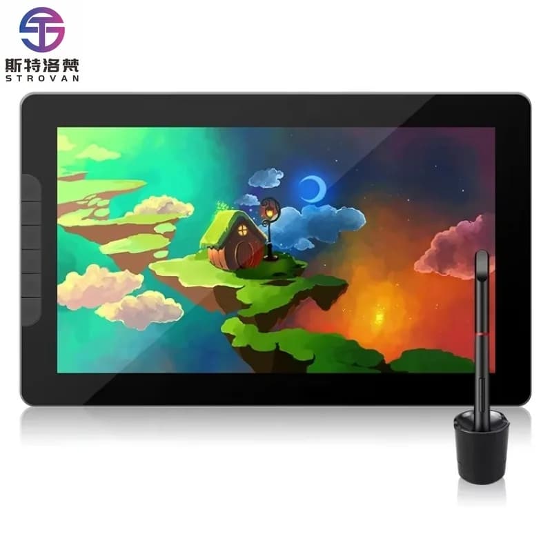 Tavoletta con display AcePen per disegno grafico RTS Snic da 13,3 pollici FHD 1080p con stilo per disegno di scrittura digitale Disegna corso online
