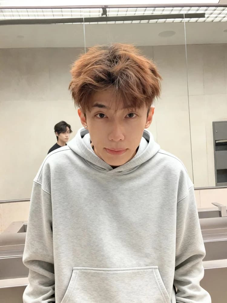 Felpa con Cappuccio da Uomo Foderata in Pile, Bianca con Motivo Floreale Grigio, Giacca Boxy Pesante, Comoda e Casual a Maniche Lunghe per Autunno Inverno