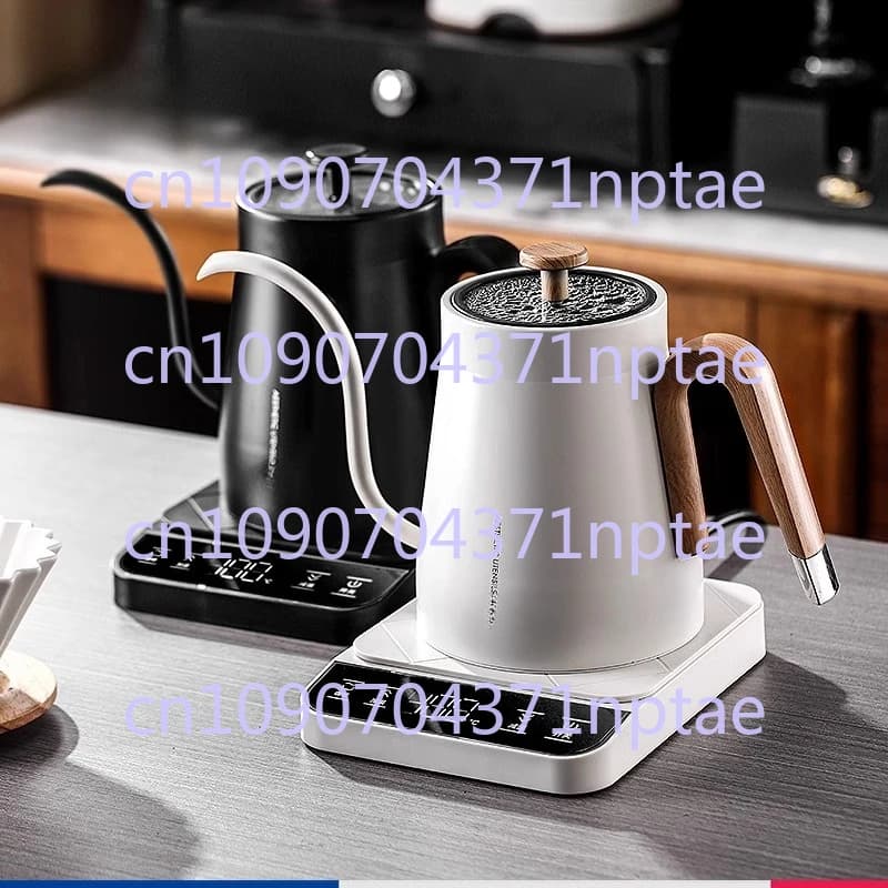 Coffee maker with constant temperature punching machine Electric kettle Intelligent temperature control Long nozzle with hand punching machine for home use