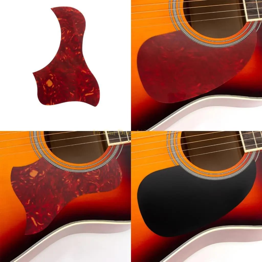 Piastra antigraffio per chitarra acustica 77UF Piastra antigraffio adesiva per chitarra in plastica Battipenna per chitarra per