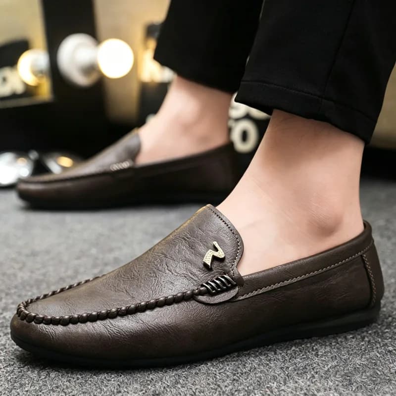 Spring Autumn men's casual shoes with soft soles lazy shoes fashion men's single shoes