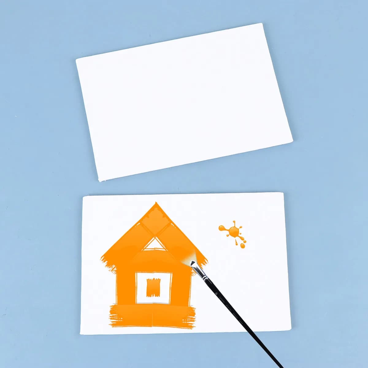 10Pcs Cotton Thickened Drawing Board Oil Paint Panel White 4x6inch Artist DIY Painting Canvas Suitable for Oils Acrylic Tempera