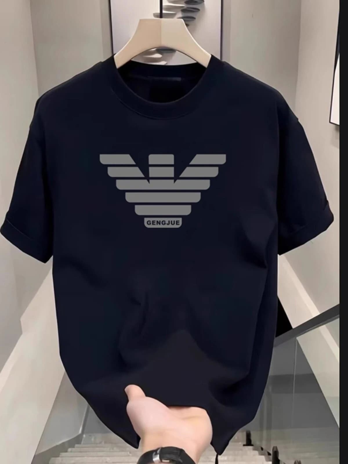 2026 New Summer Street Fashion Trend Classic Logo Casual T-shirt Luxury Brand Men's and Women's Top plus