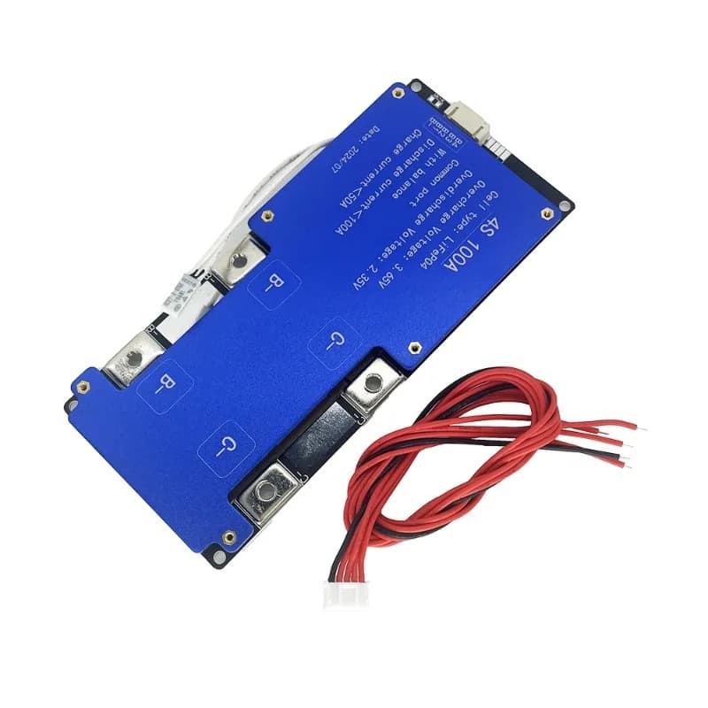 4 String 12V 100A Lithium Iron Phosphate Battery Protection Board Cell Safety Management Indoor Power Circuit Hardware Fitting