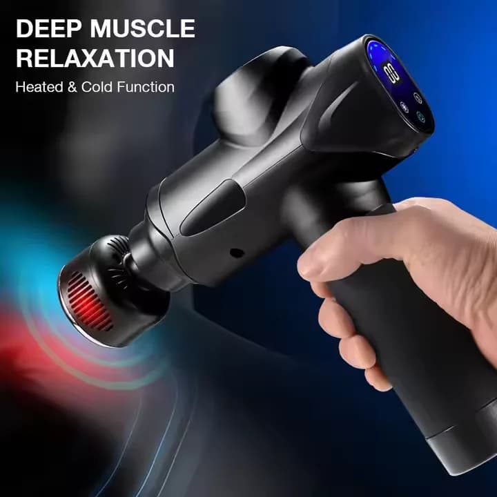 2025 High Quality Long Handle Premium Deep Tissue Vibrators for Women Massage Gun Hot and Cold Circuit Board