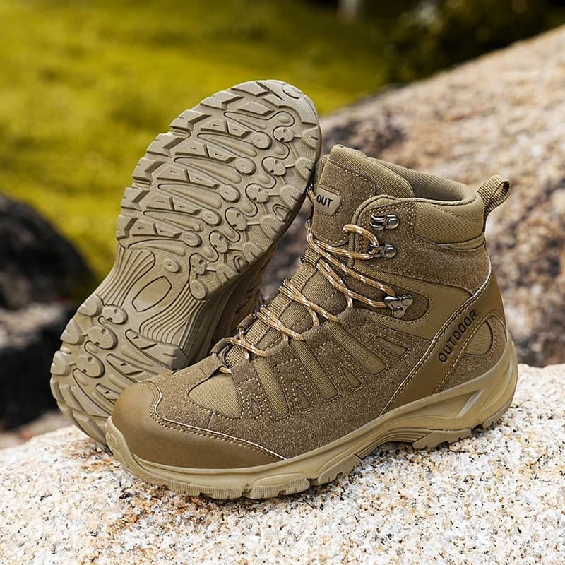 Breathable Mountain Climbing Shoes Outdoor Boots Men's Hiking Shoes Unisex High Top Boots Waterproof Climbing New