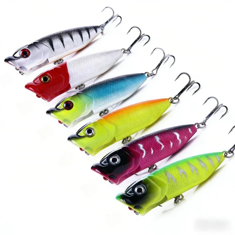 Esca artificiale galleggiante da 6,5 cm e 11 g, modello universale a micro-pesce bionico, un attrezzo da pesca indispensabile sia per acqua dolce che salata.
