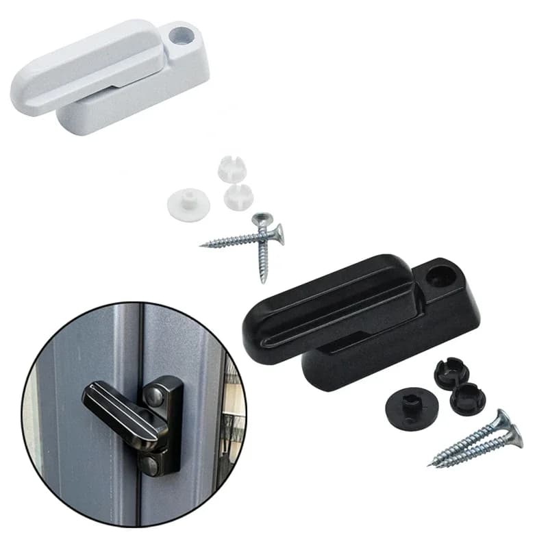 1 pz di alta qualità balcone domestico sostituzione pratica sicurezza UPVC finestra serratura porta serratura, barra di sicurezza, maniglia, chiusura a scatto
