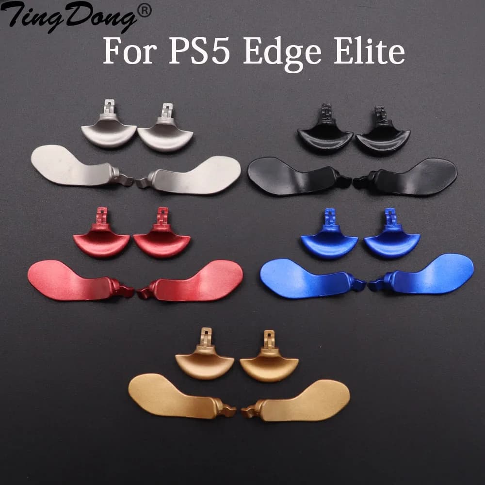 4 in 1 per PS5 Edge Elite Maniglia chiave posteriore in metallo per maniglia controller PS5 Elite Sostituisci gli accessori