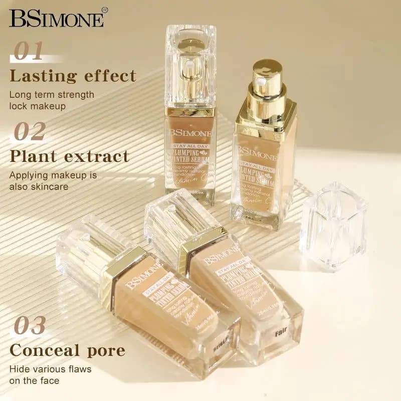 Fondotinta liquido idratante per il controllo dell'olio da 28 ml, a lunga durata, leggero, con texture fine, correttore non pastoso, trucco di bellezza per il viso