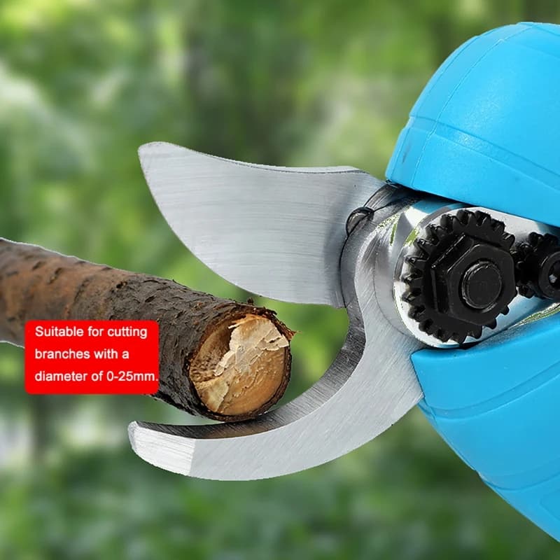 25 mm electric pruning shears Garden tool Powered Electric Garden Scissors Coppers Brushless Heels with 16.8 V battery