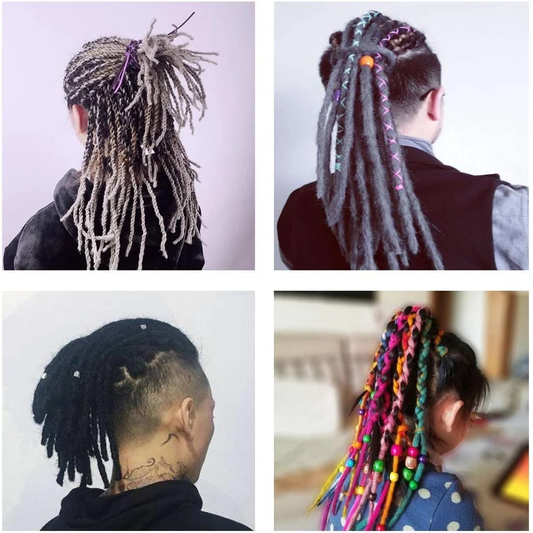 Uncinetti per dreadlock A60z - Set di strumenti per dreadlock, set di aghi a uncino per trecce, realizzazione di tappeti e altri lavori artigianali