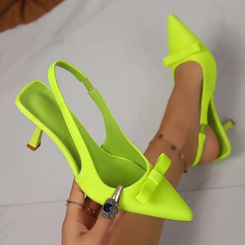 Nuovi Sandali Estivi 2026 con Tacco a Spillo, Scarpe da Donna di Marca alla Moda, Sexy con Punta a Spillo per Feste, Zapatos De Mujer