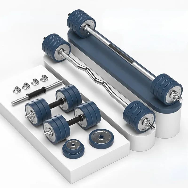 Handlebar for the prevention of rust for domestic use barbells for young people Complete set of equipment for the combined fitness double use for domestic use