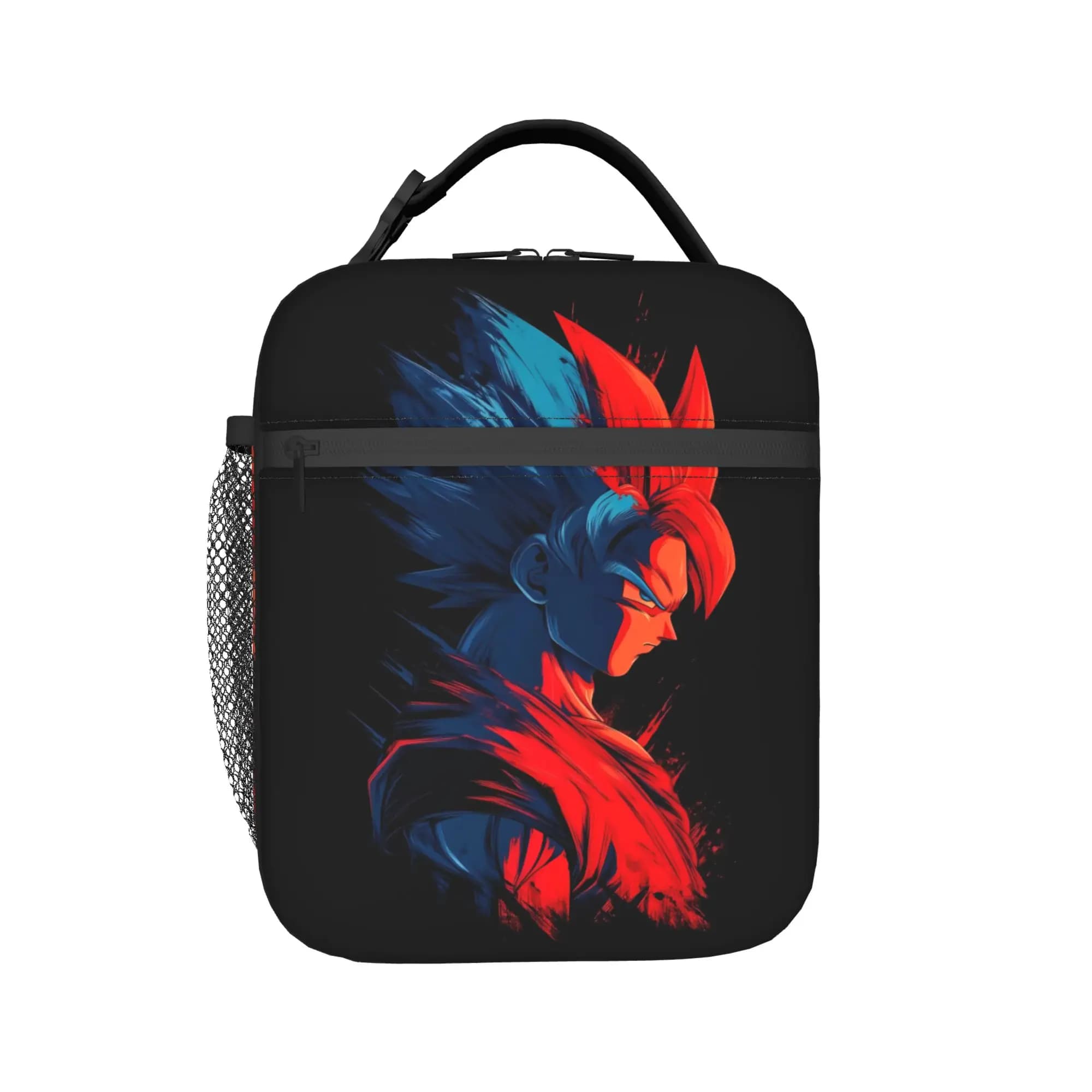 Borsa Termica Personalizzata DBZ Dragon Ball Goku per Donne e Uomini, Contenitore Termico Impermeabile per Pranzo, Ufficio, Lavoro, Scuola