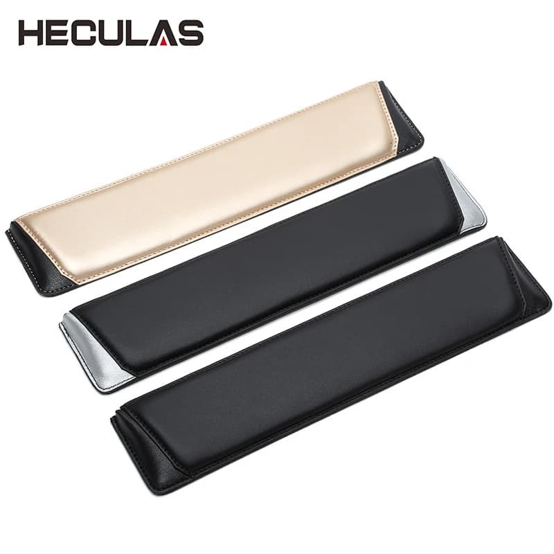 Heculas PU Leather Hands Poggiapolsi Design Bevelled Mouse Mat for Mechanical Keyboard 87/104/108 Wrist Support Wrist Guard