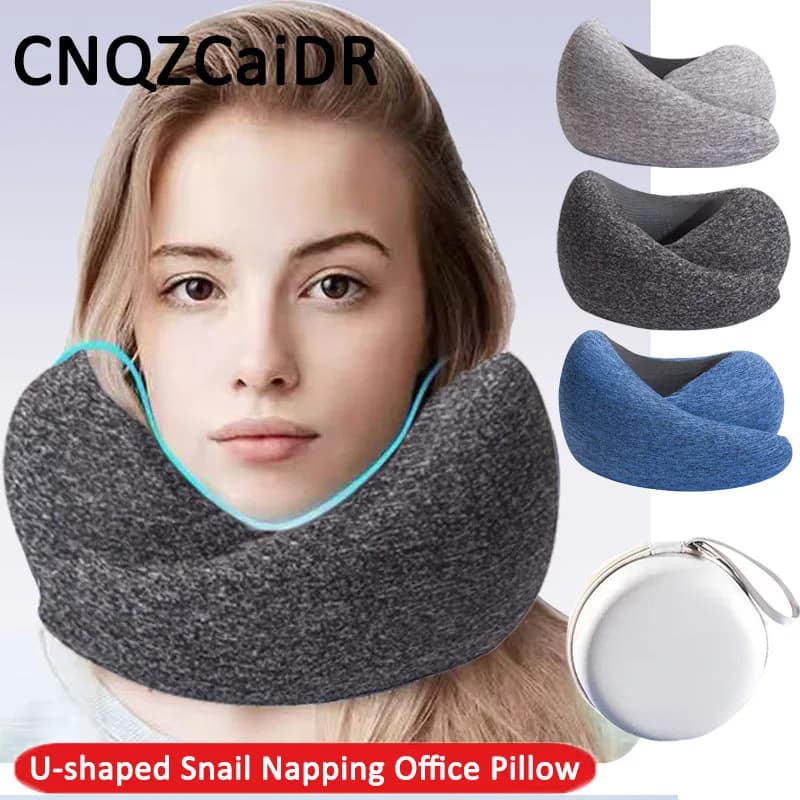 Cuscino per il collo da viaggio Cuscino per il collo da viaggio Cuscino da viaggio durevole a forma di U Cuscino per aereo non deformato
