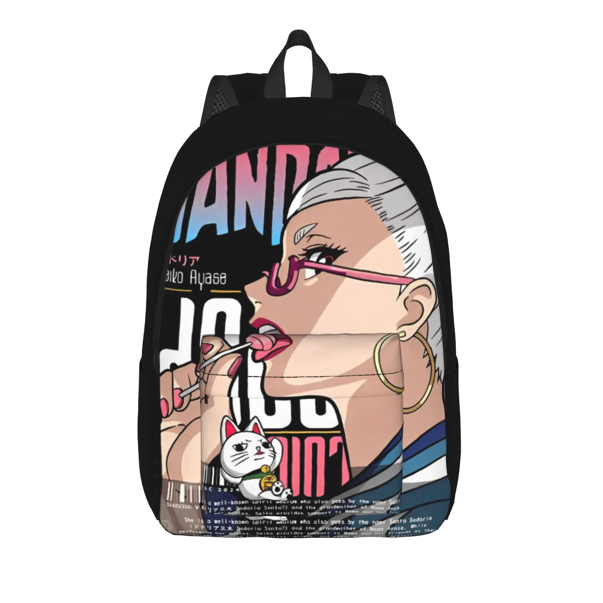 Dandadan Backpack Boy Seiko Ayase Breathable Backpacks Polyester Fun High School Bags Sport Colorful Rucksack
