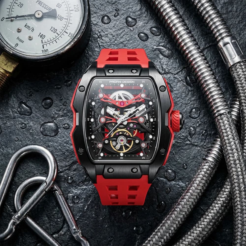 Top PAGANI DESIGN Sports Leisure Watches Luxury Mechanical Automatic Watches Waterproof Sapphire Glass Skeleton Watches for Man