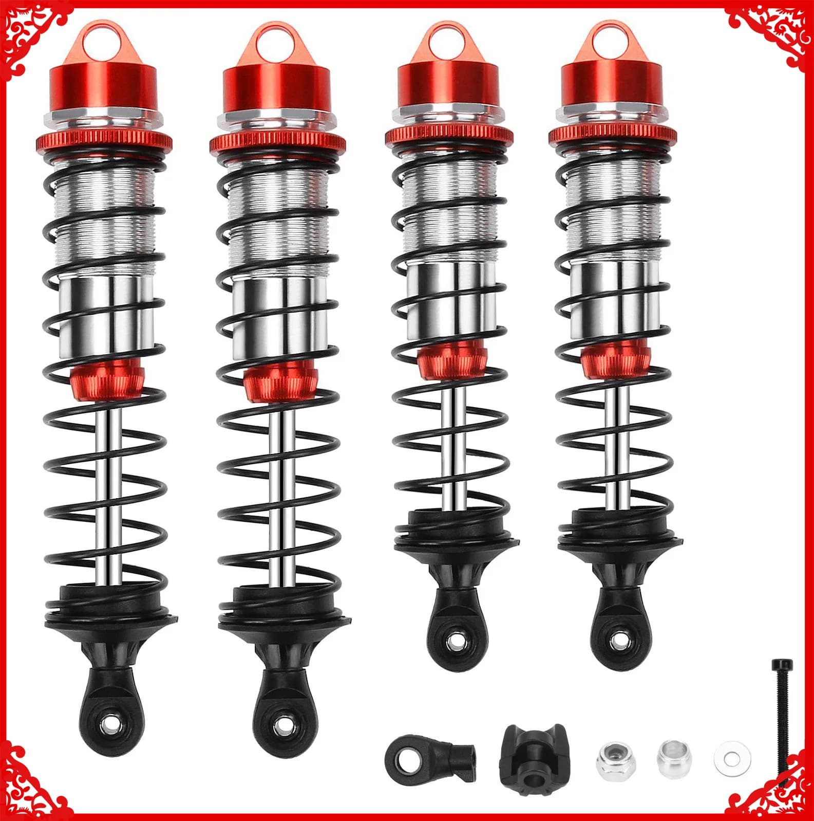 Ammortizzatore ARRMA Karton anteriore e posteriore, ammortizzatore per Arrma 1/7 1/8 Arrma 6S Outcast Notorious & EXB upgrade parts 4 pz/set