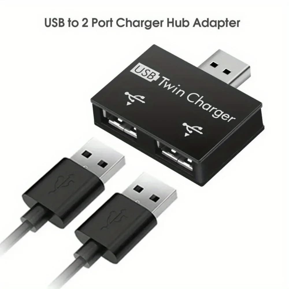 Hub USB da Maschio a 2 Porte Femmina, Adattatore USB 2.0, Splitter USB Doppio per Huawei Xiaomi Macbook Pro, Accessori per Computer