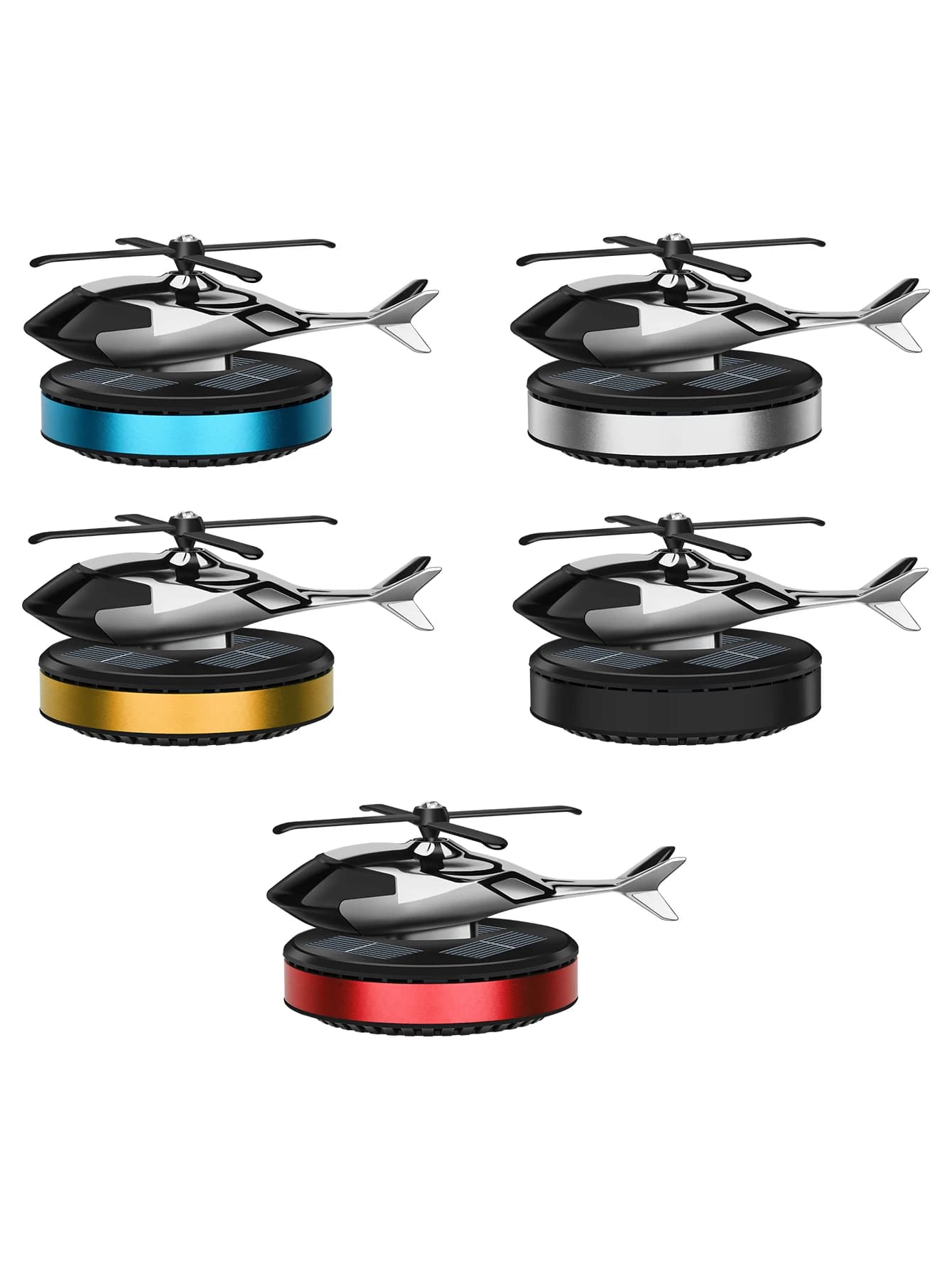 Deodorants for Car Helicopter Solar Energy Air Fragrance Diffuser Ornament Dashboard Perfume Decoration Car Helicopter
