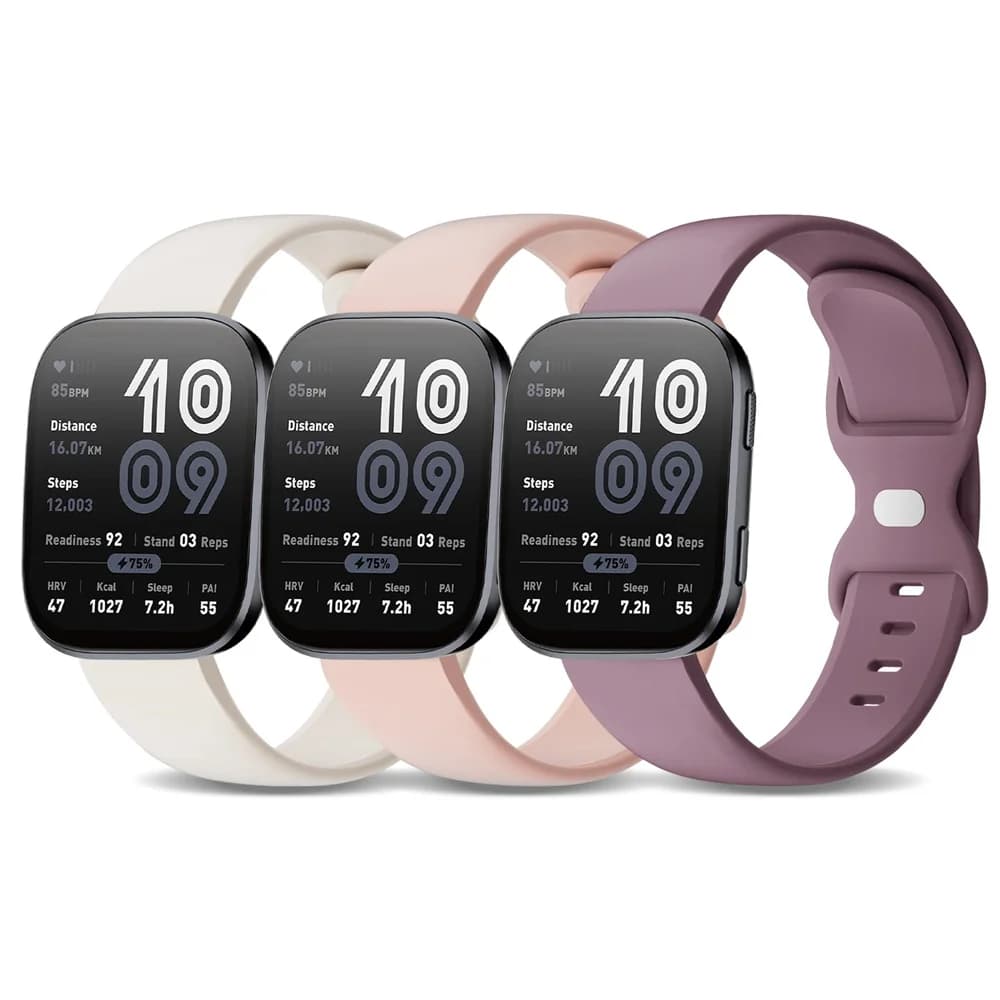 Cinturino sportivo da 20 mm per Amazfit GTS 4/4 mini/3/2/2e Bracciale in silicone correas morbide per cinturini amazfit bip 3/3 pro/Bip U-S-lite