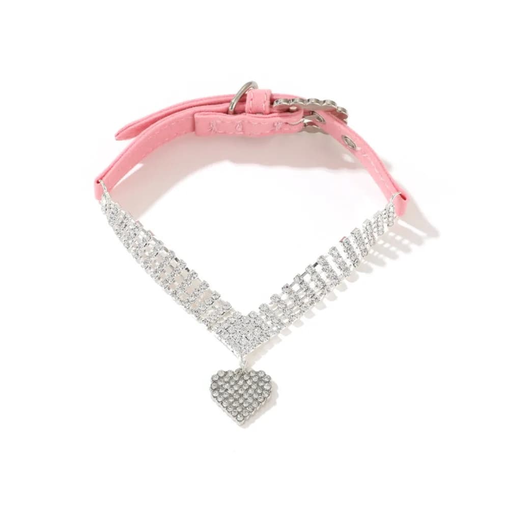 Collare Regolabile per Cani e Gatti, Gioiello di Lusso per il Collo, Elegante e Creativo Accessorio per Animali Domestici