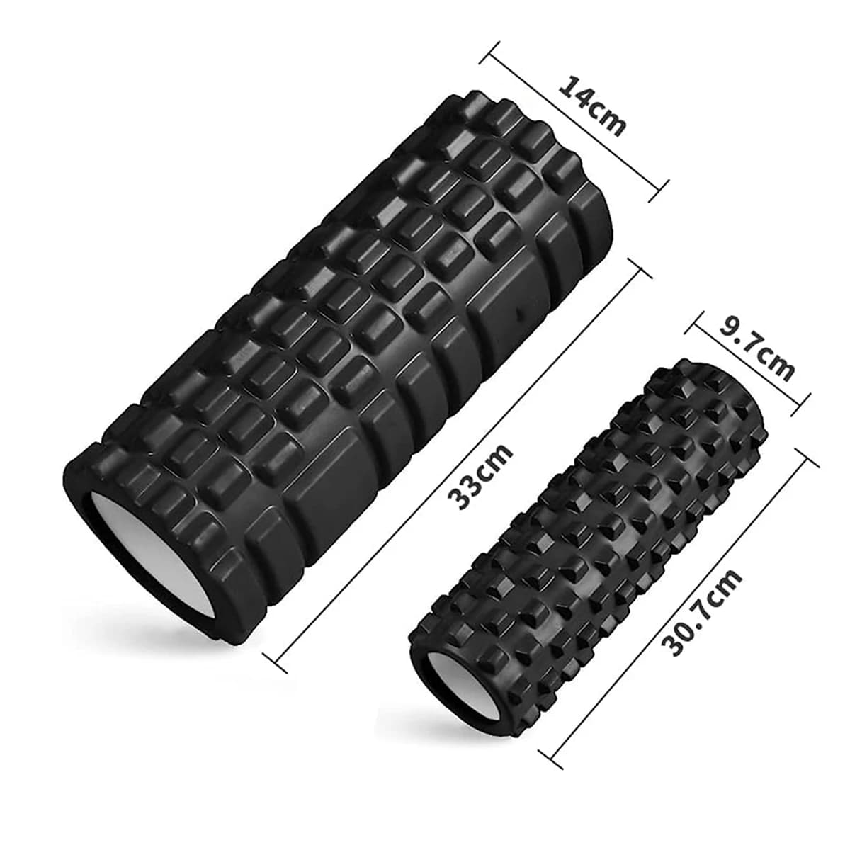 33cm Yoga Column Foam Massage Roller Muscle Back Massage Grid Back Training Set Shipping