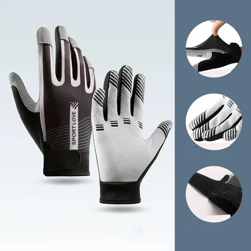 Lightweight Running Gloves,Screen Anti-Slip Windproof Gloves Liners for Cycling Biking Sporting Driving for Men Women