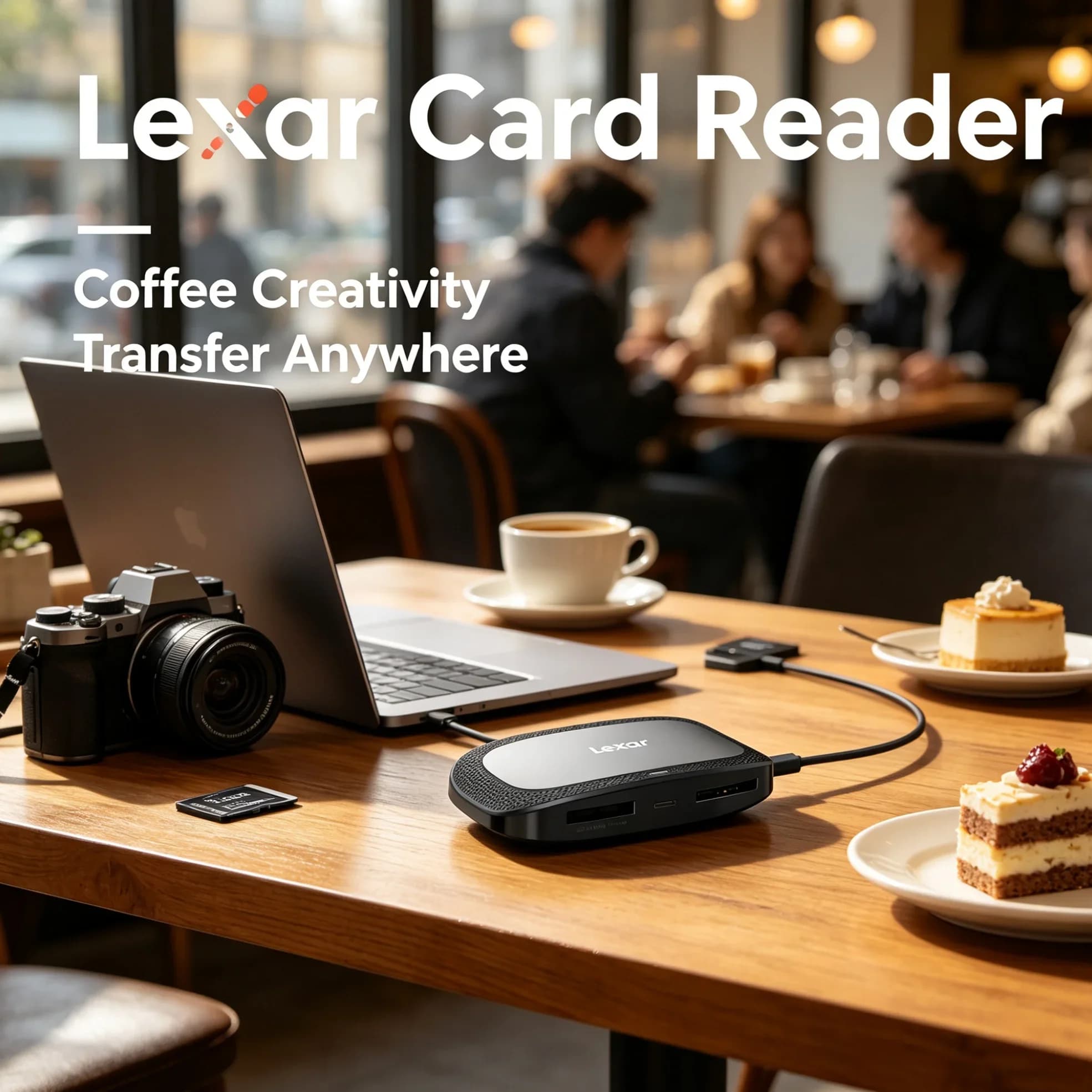 Lexar CFexpress Type A SD Card Reader RW530 USB 3.2 Dual Slot 900MB/s Memory Card Reader Photo Studio Editing Import
