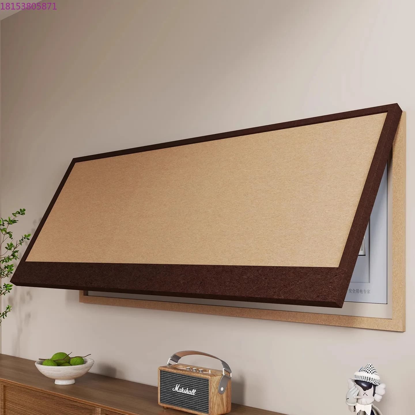 Meter box decorative painting non-punching felt board weak electric box multimedia box to block household use