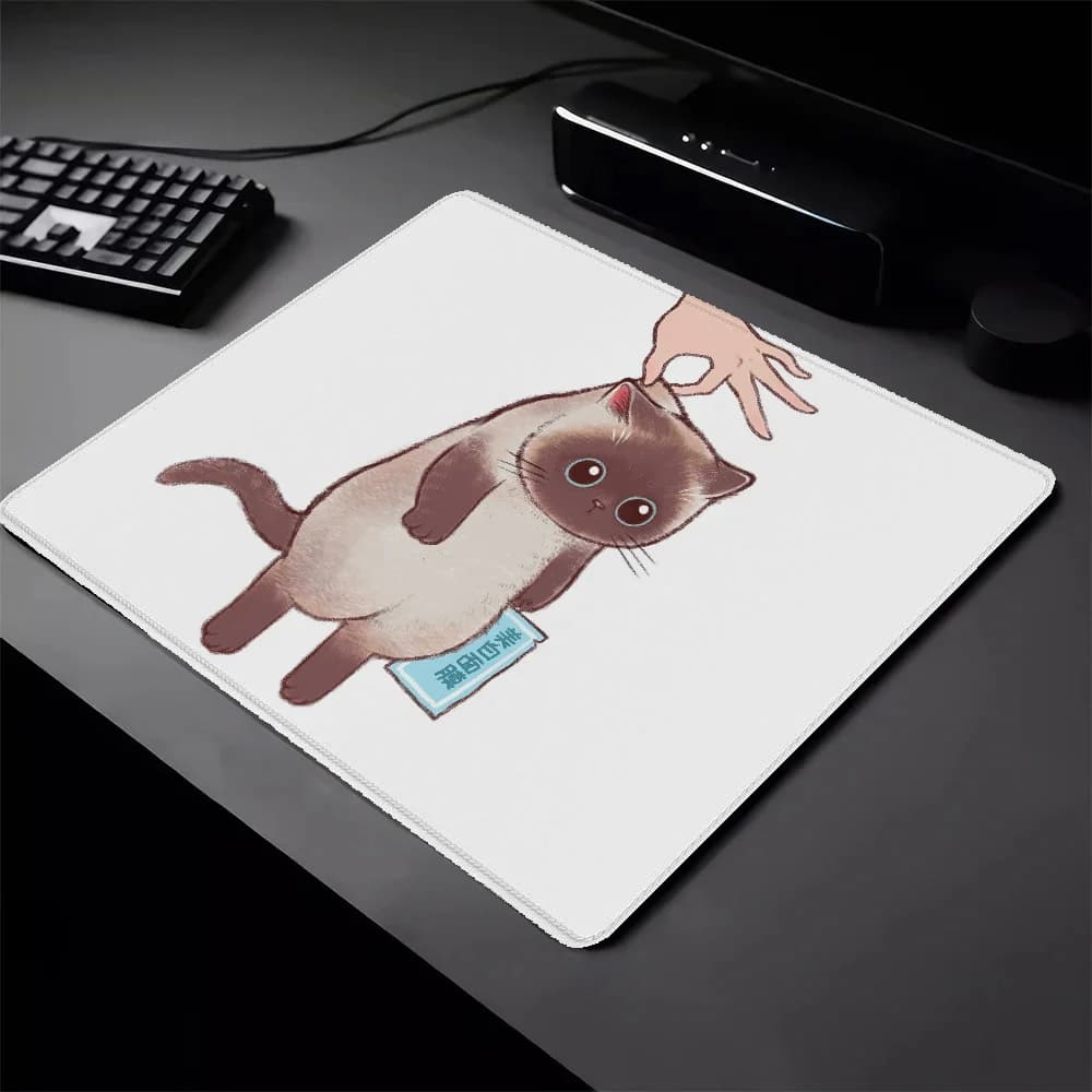 Piccolo Mause Pad Mouse Cute Cat Gaming laptop Mousepad Gamer accessori per Pc Deskmat Mausepad tappetino per tastiera Pad sui tappetini da tavolo