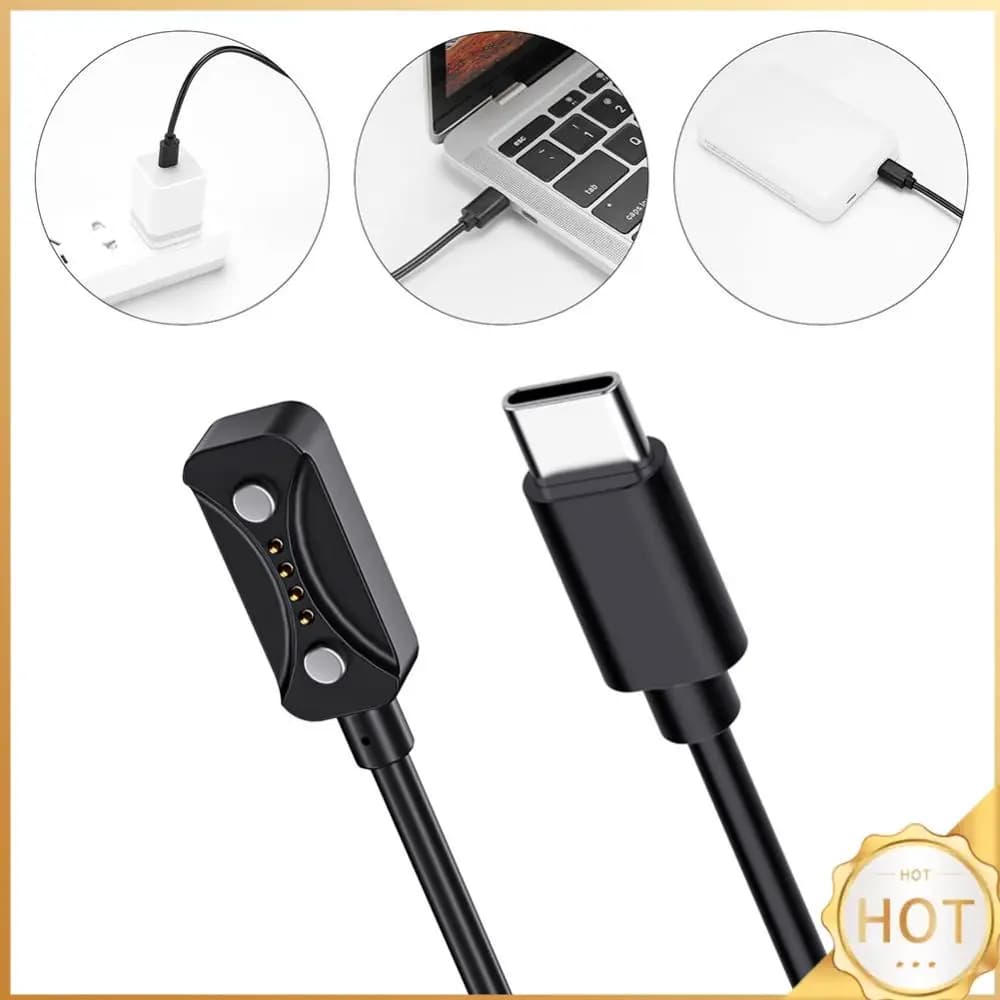 USB C Charging Cable Cord 1M Portable Power Adapter Replacement for Polar Pacer/Polar Pacer Pro for Polar Ignite 3/ Grit X2 Pro
