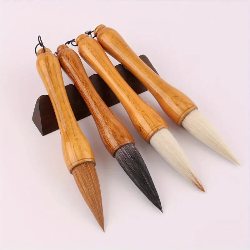 1PC Large Calligraphy Brush Set for Traditional Chinese Painting & Ceramic Art - Ideal Gift for Enthusiasts