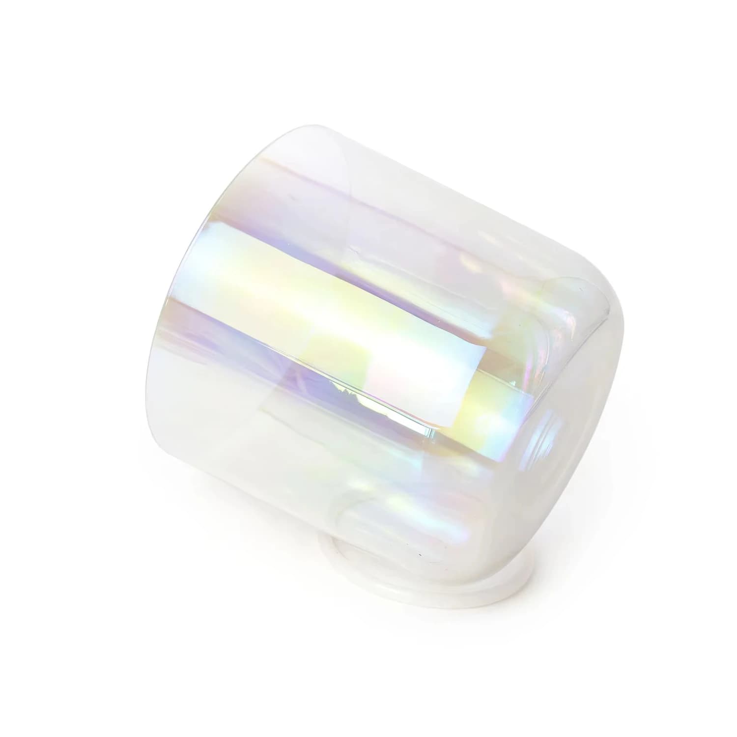 Quartz Cosmic Light Aurora Colorful Crystal Clear Singing Bowl 432zh For Sound Healing Meditation Customized