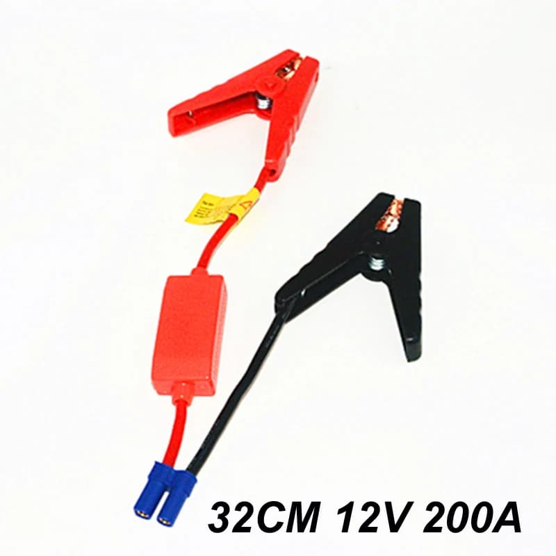 32 CENTIMETRI 12V 200A Batteria Per Auto Connettore Booster Ponticello Cavo Morsetto Salto di Avviamento Spina Ponticello Cavo Ec5 Connettore Booster batteria vongole
