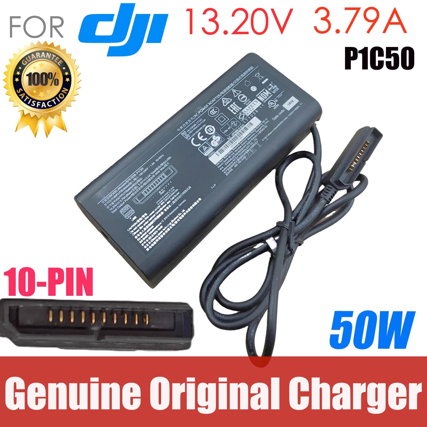 Original For DJI Mavic Air 1 Drone 50W Battery Charger BC-TRA P1C50 AC Power Adapter