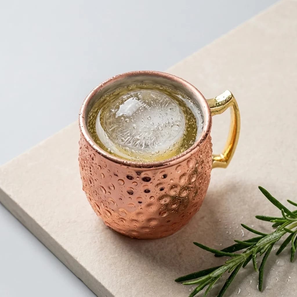 Set di 4 o 6 Tazze in Acciaio Inox 304 da 60ml, Mini Tazze Moscow Mule, Bicchieri da Cocktail da 2oz, Tazze per Birra e Latte