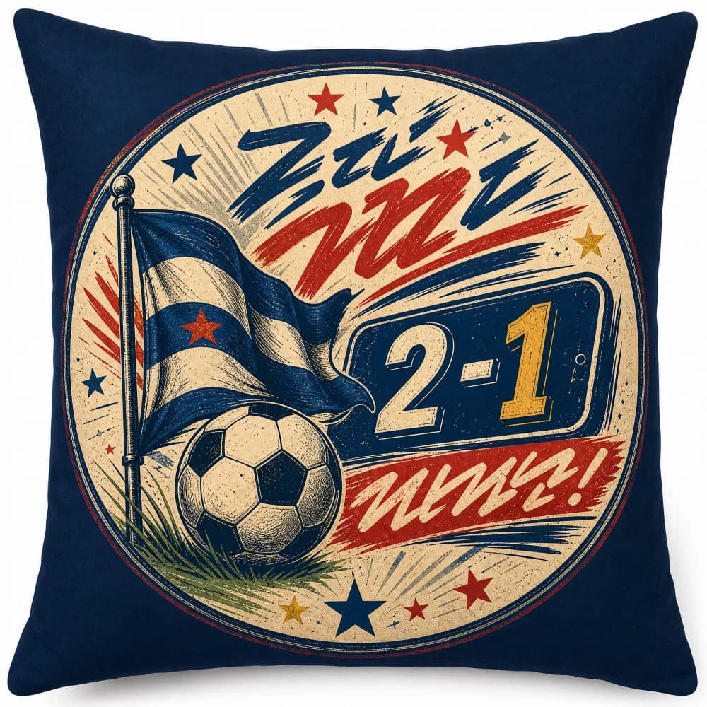 Football Match Theme Pillow Cover Sports Cushion Cover Decorative Pillowcase Living Room Home Sofa Decor Gift