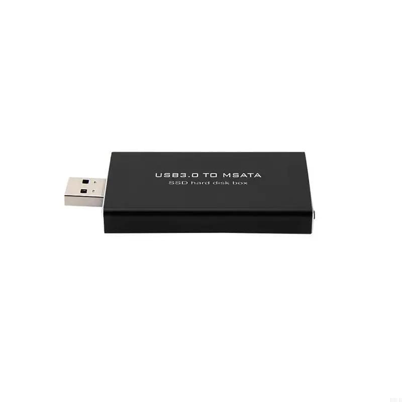 Custodia esterna per adattatore convertitore box disco rigido SSD da USB a mSATA R9UB per custodia