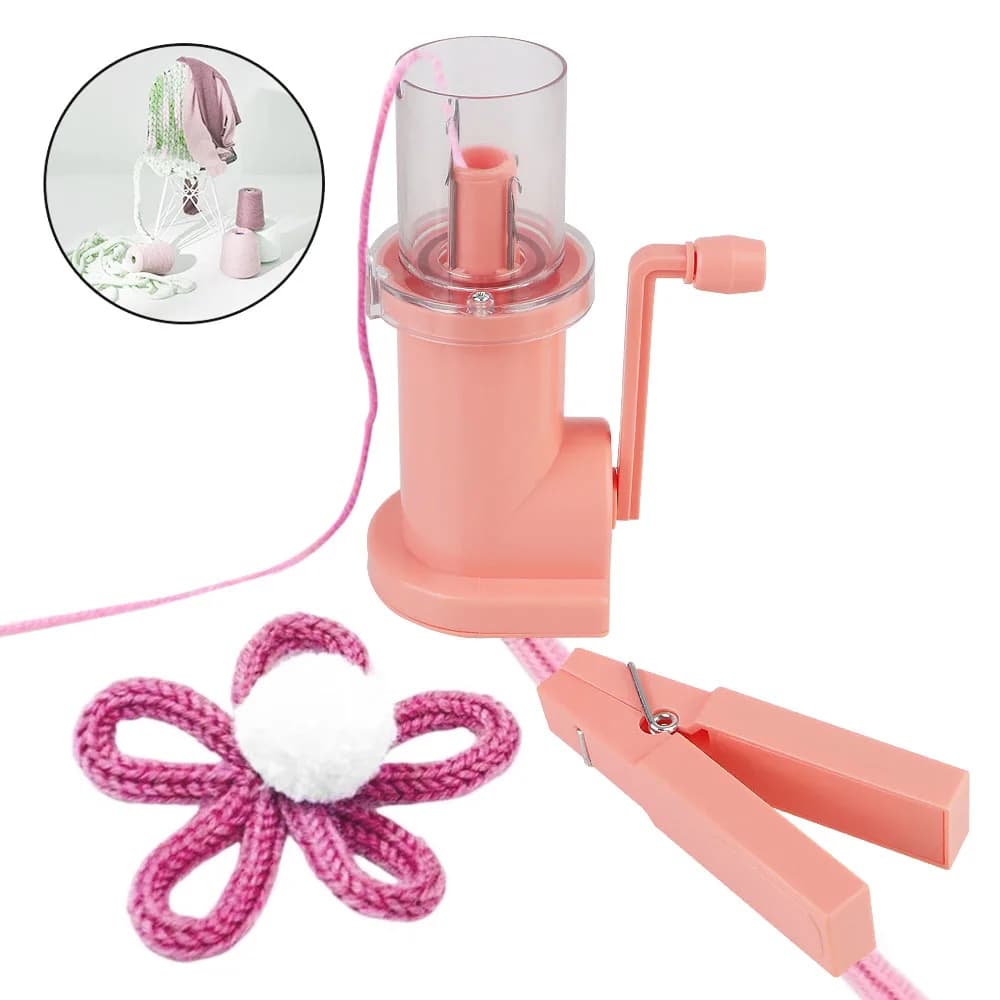 Loom Spool Knitter Portable Hand-Knitted Embellish Hand Knit Creative Knitting Machine Craft Bracelet Weave Tool