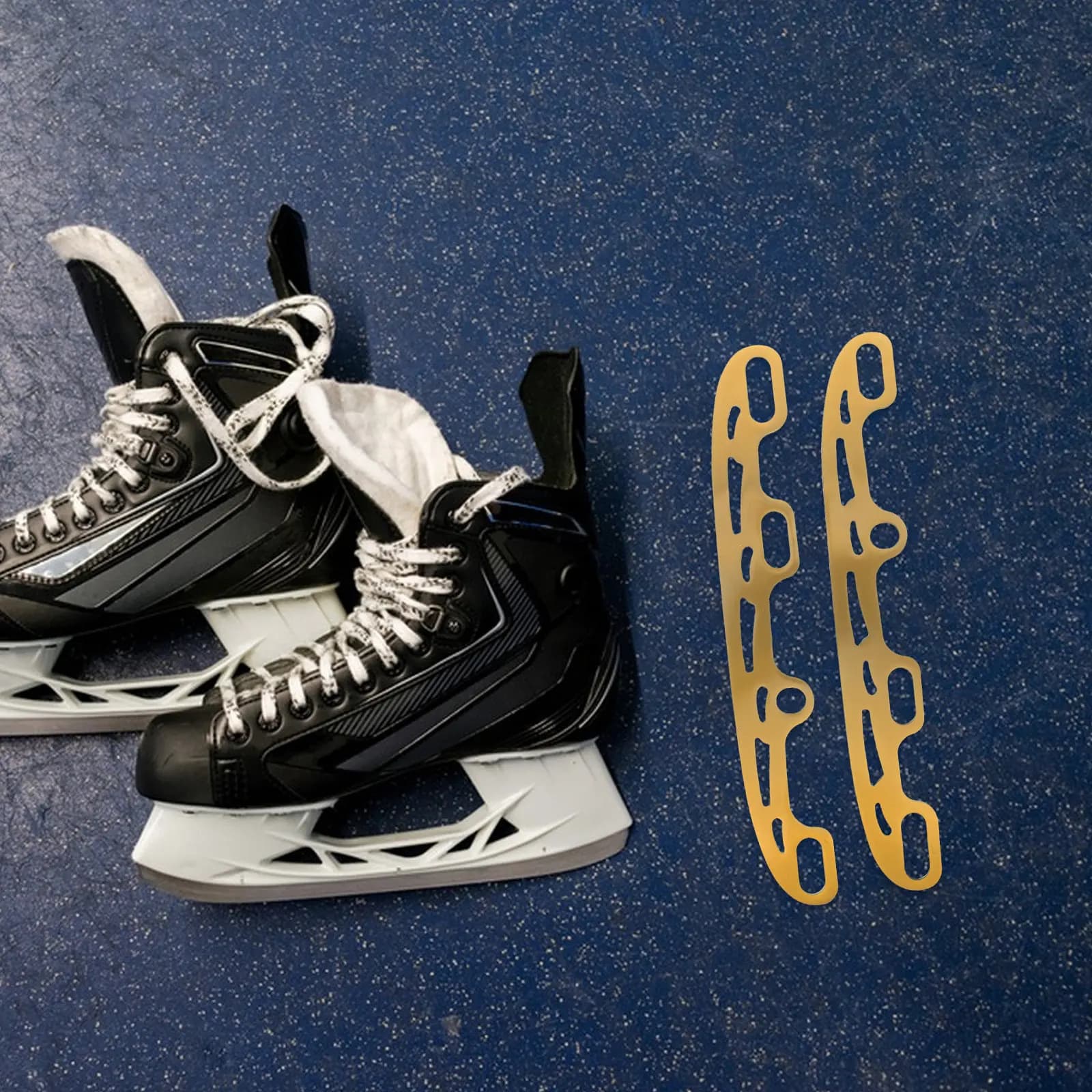 2 Set di Lame per Pattini da Hockey in Acciaio Inossidabile, Lame Sostituibili per Pattinaggio su Ghiaccio e Hockey in Lega di Alluminio