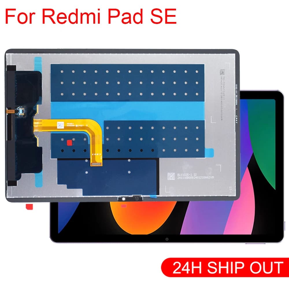 Schermo testato da 11.0 pollici per Xiaomi Redmi Pad SE Display LCD per Redmi Pad 2a generazione Touch Digitizer assemblaggio completo parti di riparazione