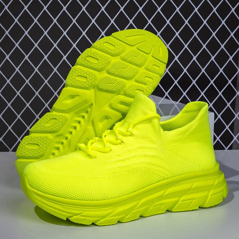 YRZL Scarpe da passeggio antiscivolo per uomo Sneakers leggere e traspiranti Scarpe da corsa da uomo Comode scarpe da ginnastica casual da palestra