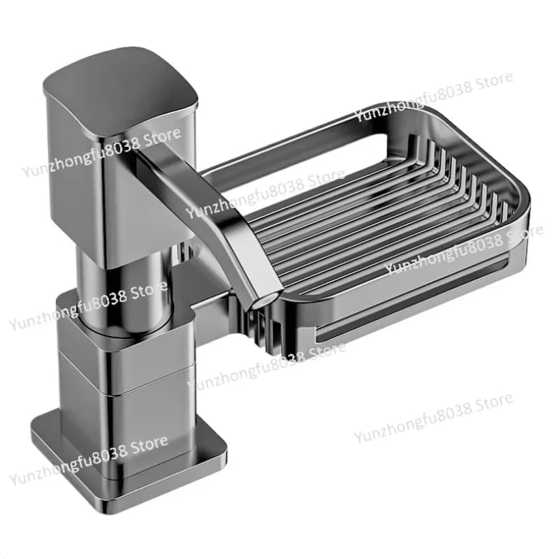 Estrattore di liquido per piatti in alluminio, dispenser di sapone liquido per lavello da cucina, estensore, dispenser per detersivo per lavello di verdure